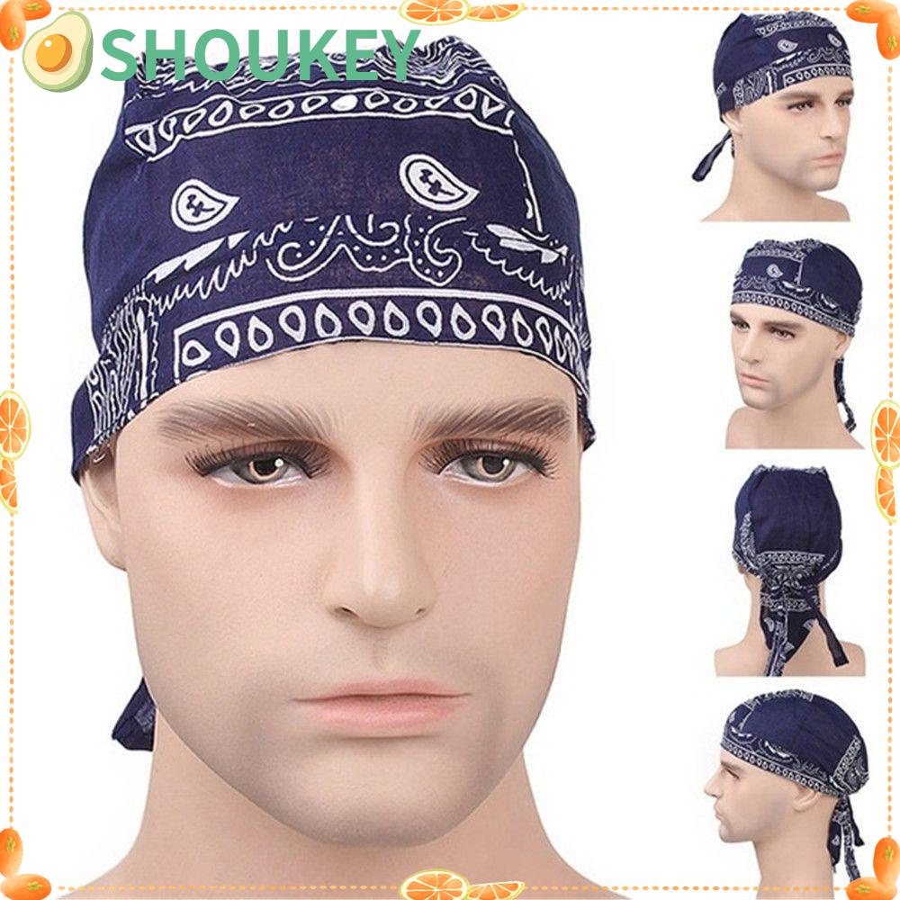 Khăn Trùm Đầu Thể Thao Bằng Cotton Co Giãn Khô Nhanh