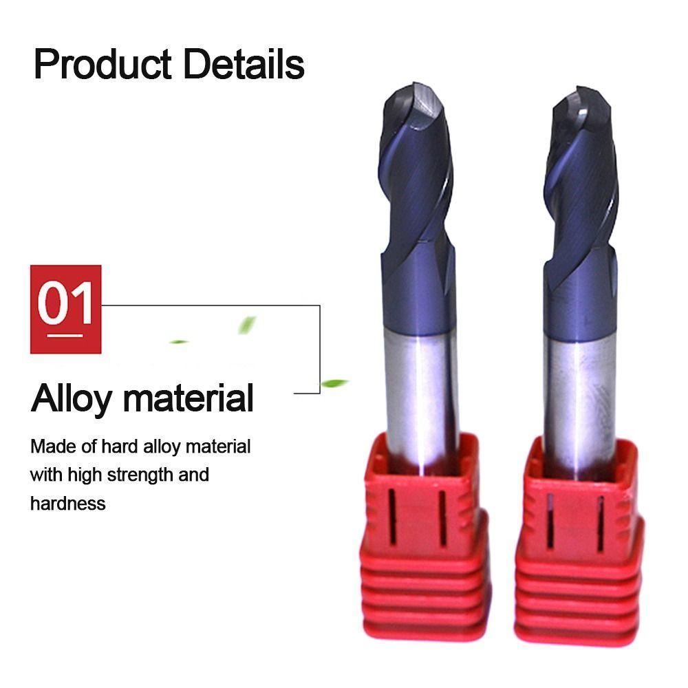 Mũi Khoan 2 Rãnh Bằng Hợp Kim Thép Vonfram Kích Thước 0.5mm / 1mm / 1.5mm / 2mm / 2.5mm / 3mm