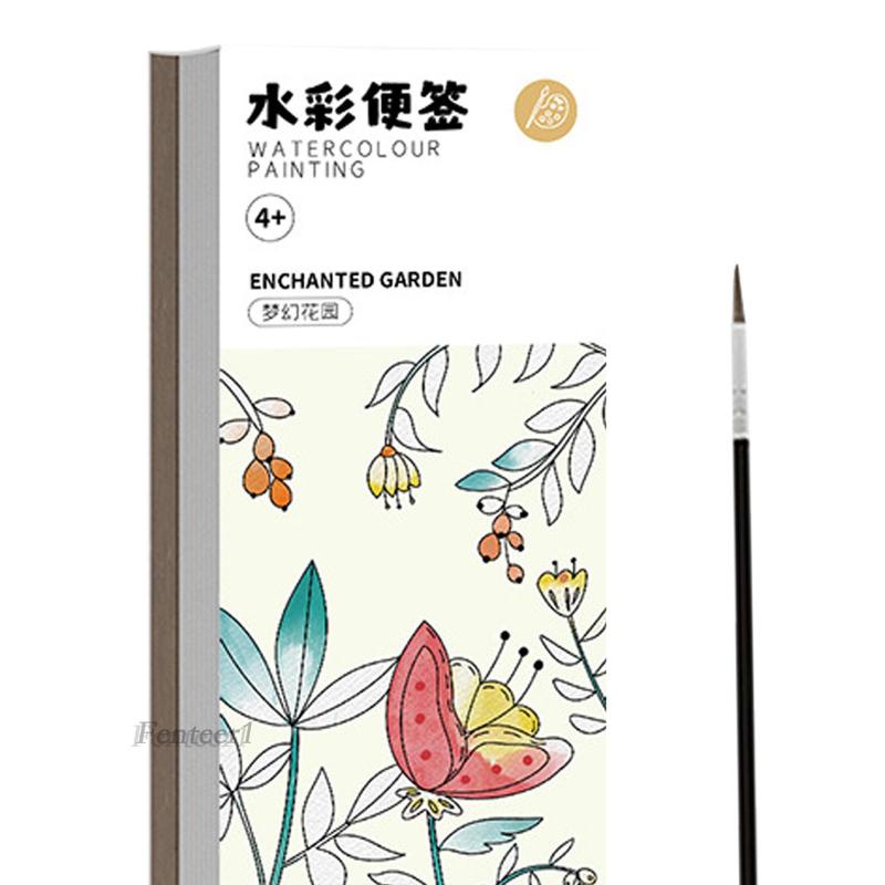 Sách Tô Màu Nước Bỏ Túi DIY Sáng Tạo Cho Người Mới Bắt Đầu [Fenteer1]