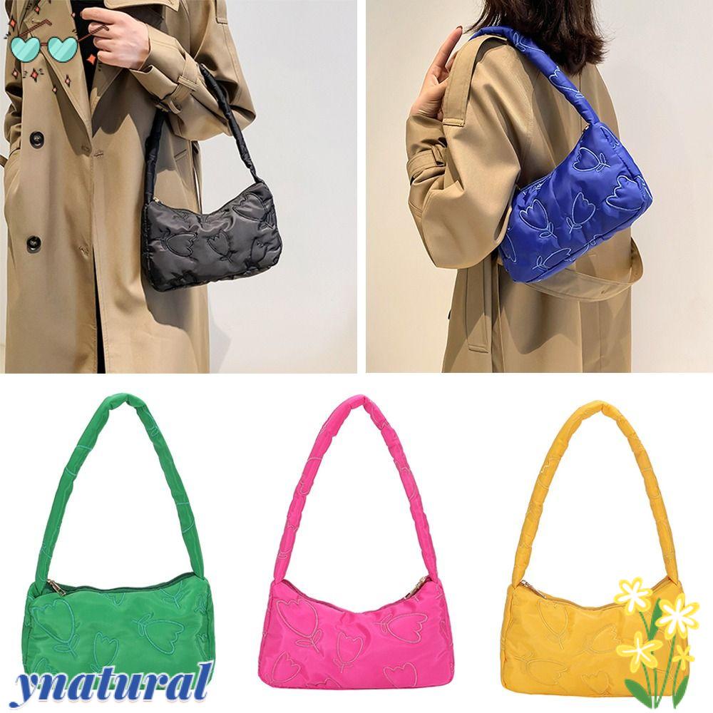 Ynatural Túi Xách In Hoa Nhẹ Nhàng