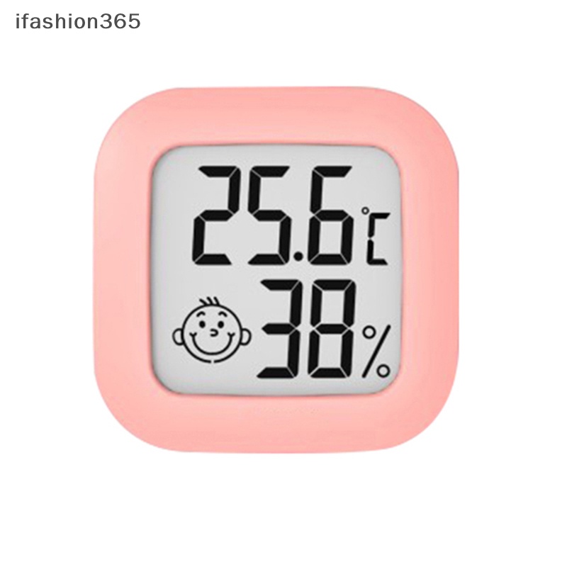 Nhiệt Kế Điện Tử Mini Màn Hình LCD Cảm Ứng Thời Trang ifashion365