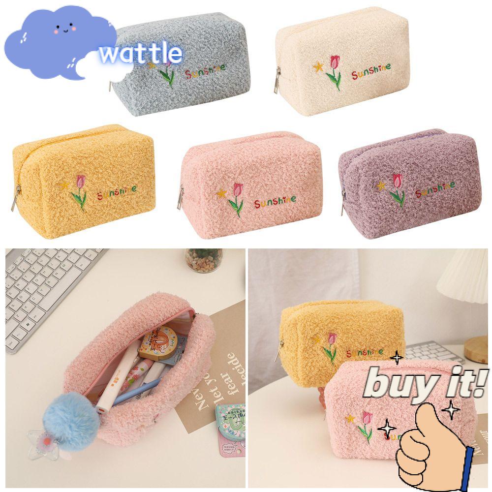 Túi Đựng Mỹ Phẩm Đa Năng Phối Lông Sang Trọng