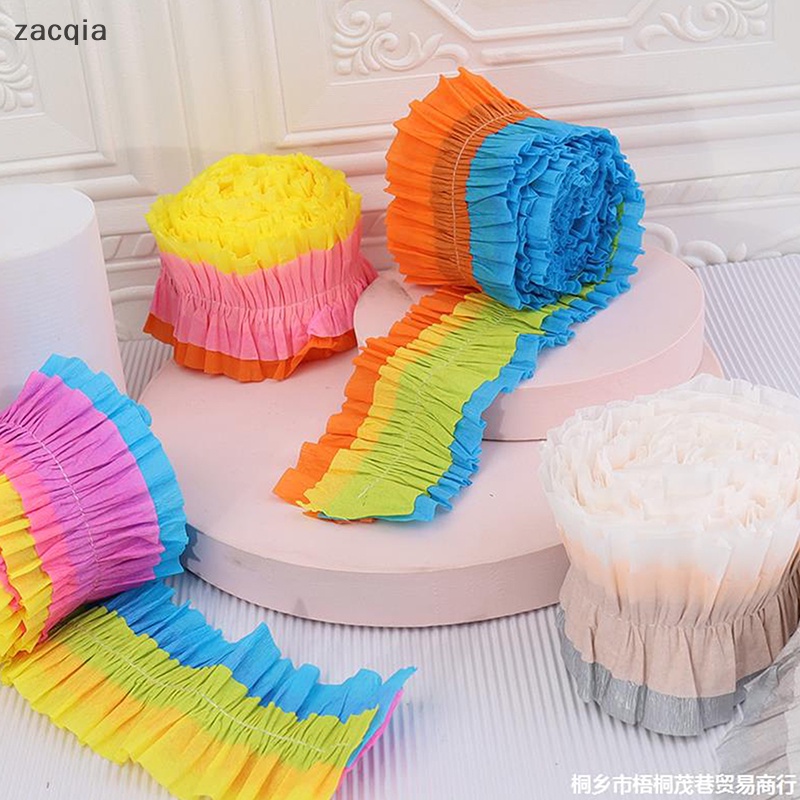 Cuộn Giấy Crepe 3M Nhiều Màu Sắc Dùng Trang Trí Tiệc Cưới / Sinh Nhật / Giáng Sinh