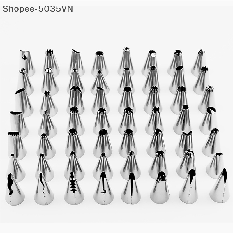 Set 56 Đầu Phun Kem Trang Trí Bánh DIY Tiện Dụng