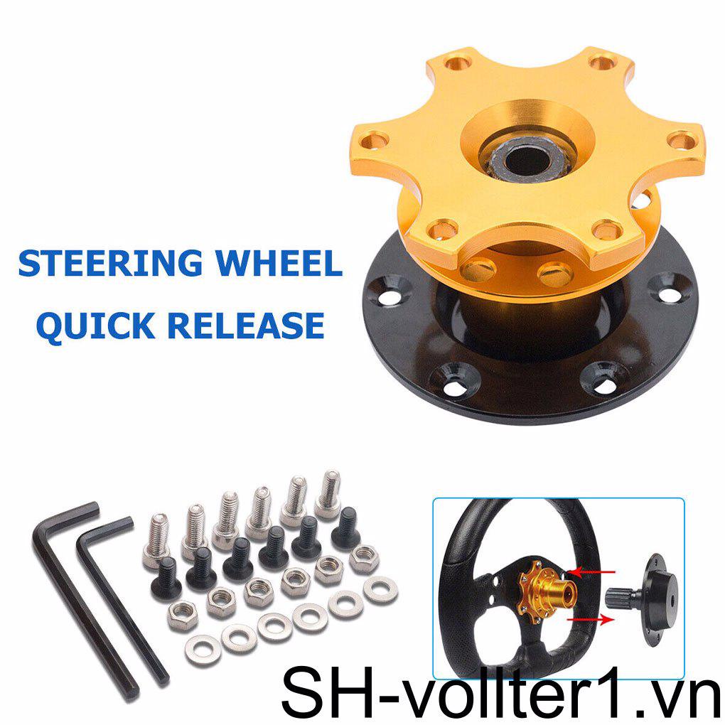 Bộ Dụng Cụ Tháo Lắp Nhanh Vô Lăng Xe Hơi 6 Lỗ Tiện Dụng