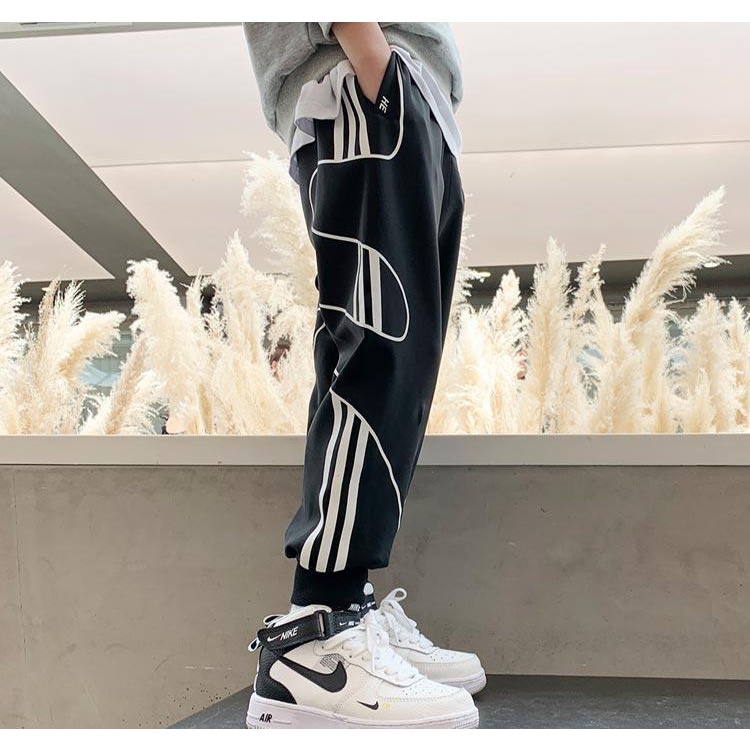 Quần Dài Thể Thao Vải Lụa Lạnh Phong Cách Hàn Quốc Thời Trang Xuân Thu Mới 2023 Cho Bé Trai