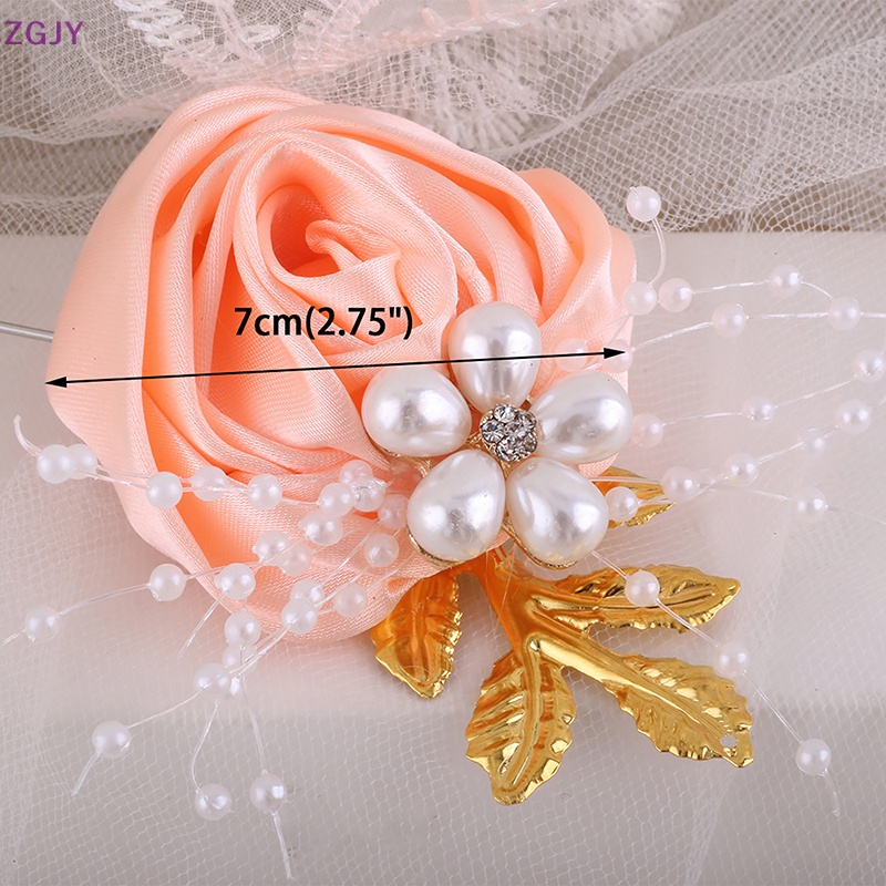 Vòng Hoa Đeo Tay Bằng Vải Sa Dành Cho Cô Dâu Trong Tiệc Cưới Mới