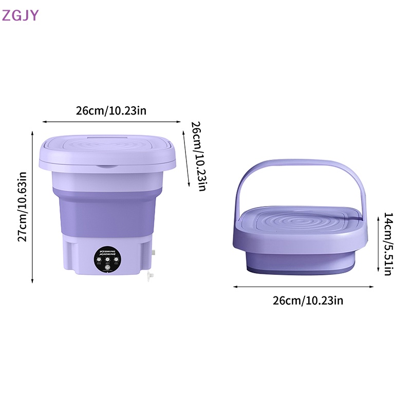 Máy Giặt Mini ZGJY Sức Chứa Cao Với 3 Chế Độ Làm Sạch Sâu Mới