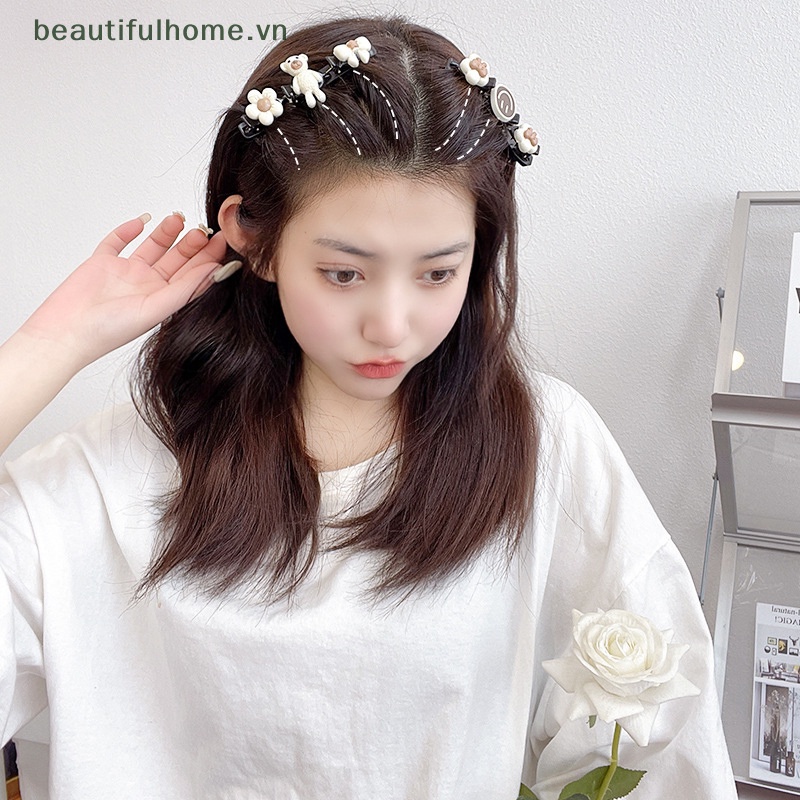 Kẹp Tóc Mái Giả Thắt Bím Xinh Xắn Thời Trang