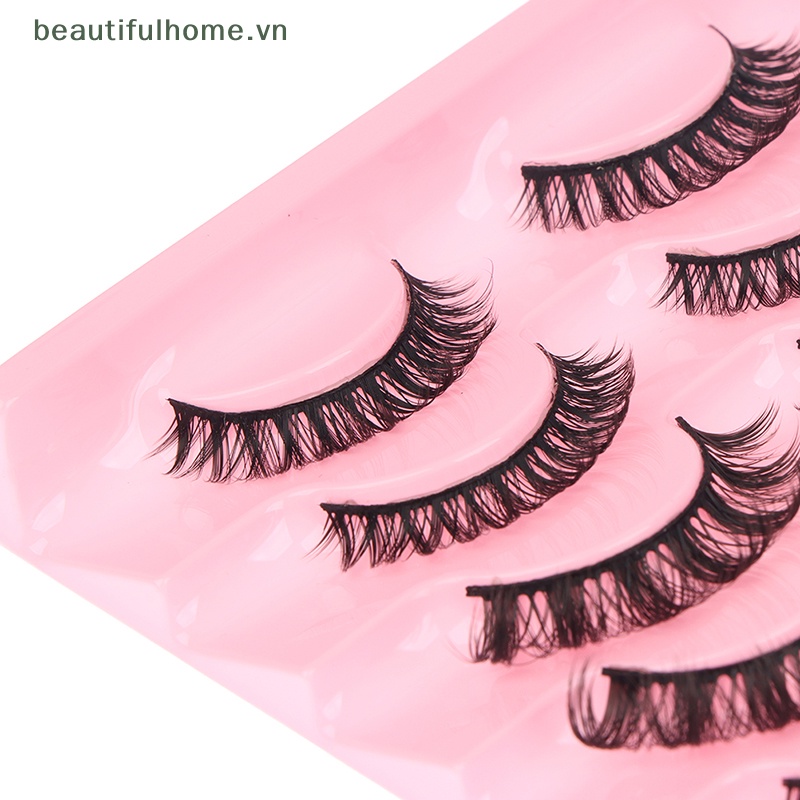 Bộ 10 Cặp Lông Mi Giả Kiểu Nga Tự Nhiên