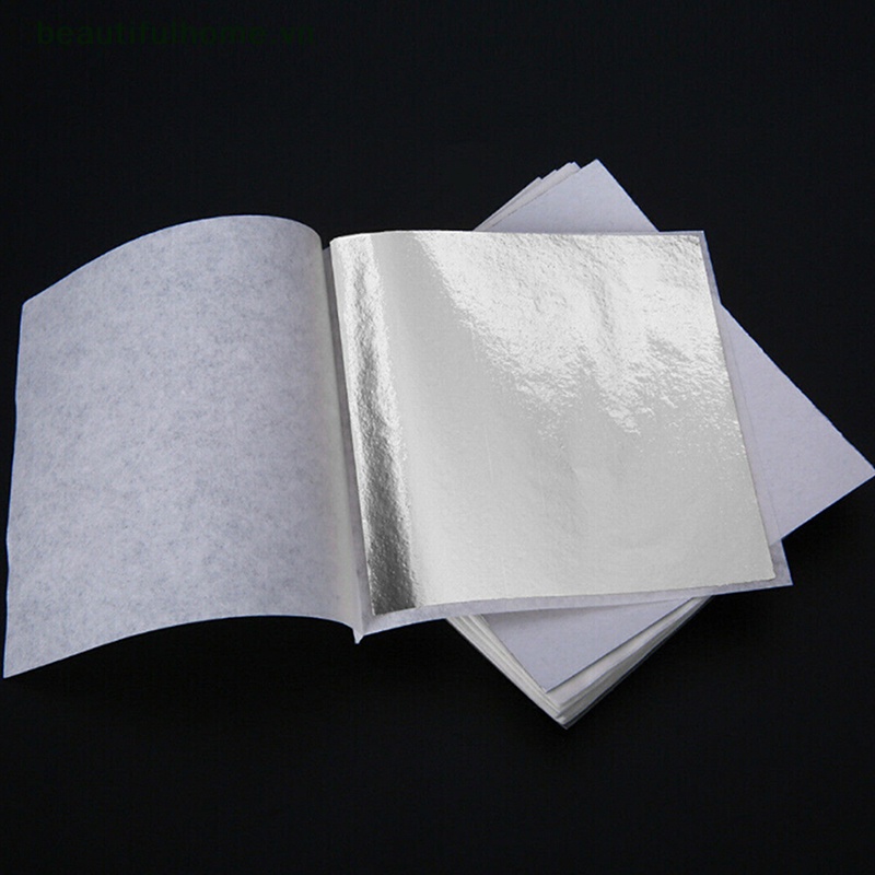 Bộ 100 Tấm Lá Vàng Dùng Trang Trí Thủ Công