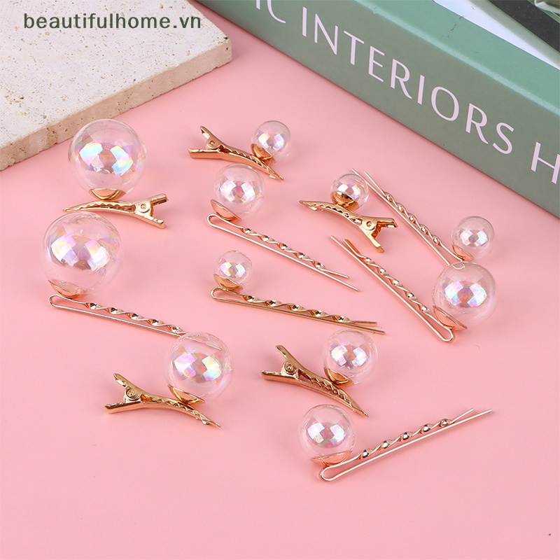1 Kẹp Tóc Bong Bóng Trong Suốt Sáng Tạo Cho Nữ