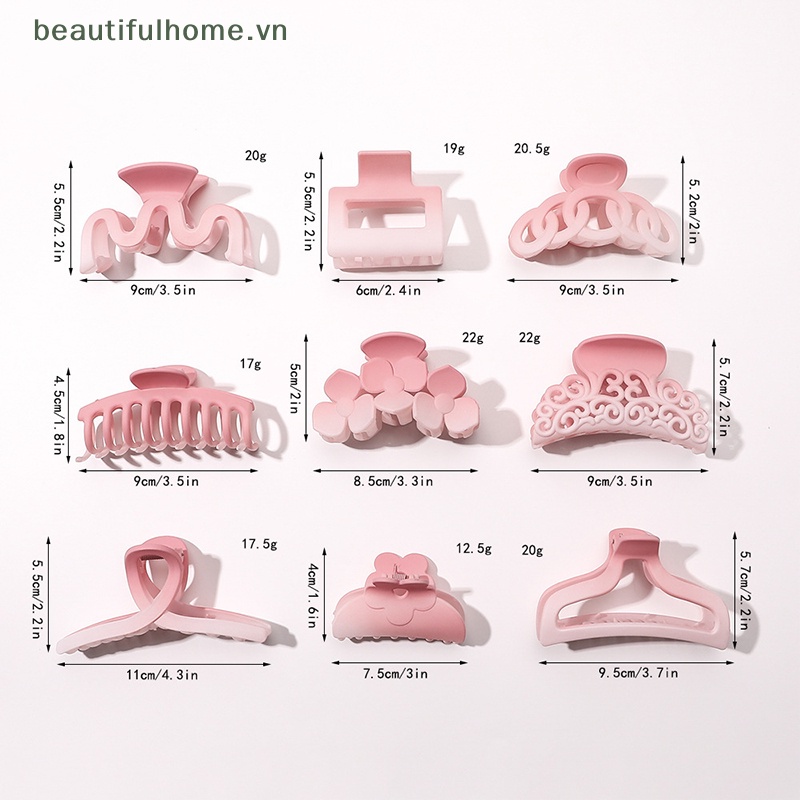 Kẹp Tóc Hình Cá Mập / Hoa Anh Đào Màu Nhám Xinh Xắn