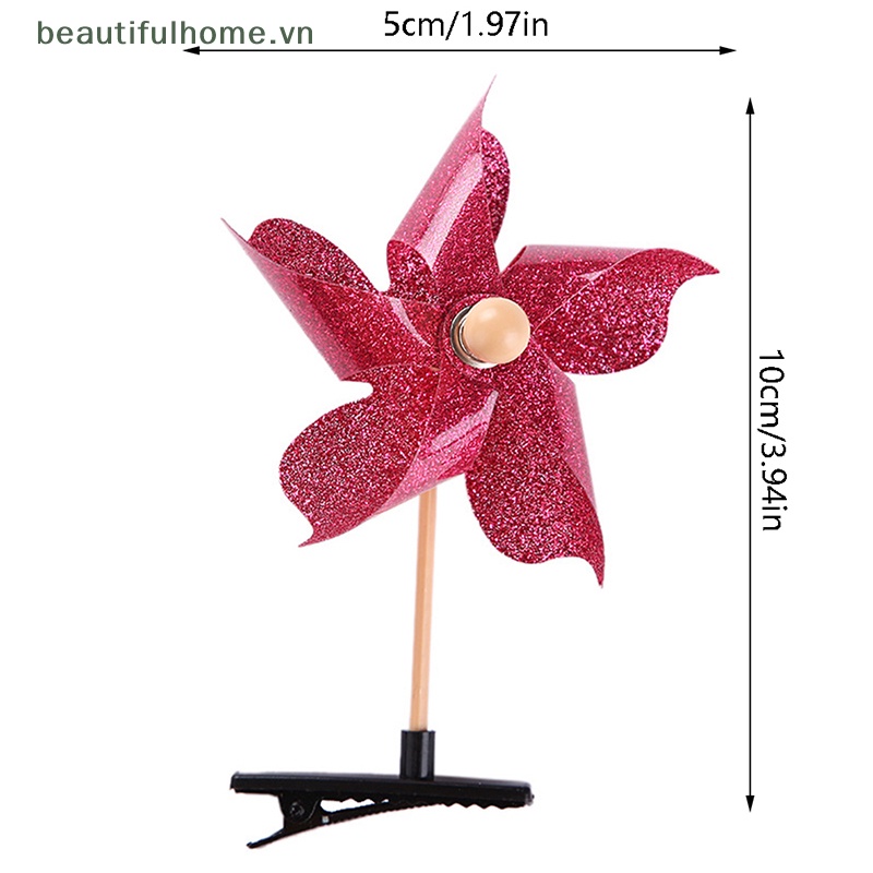 [beautifulhome] Cối Xay Gió Nhỏ Nhiều Màu Dễ Thương Vui Nhộn Phong Cách Hàn Quốc Cho Bé#Kẹp Tóc Xinh Xắn 39% s