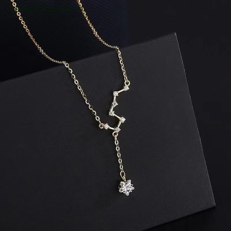 [beautifulhome] Vòng Cổ Choker Tua Rua Dát Đá Zircon Lớn Trang Sức Quyến Rũ Thời Trang Mùa Hè [beauty]
