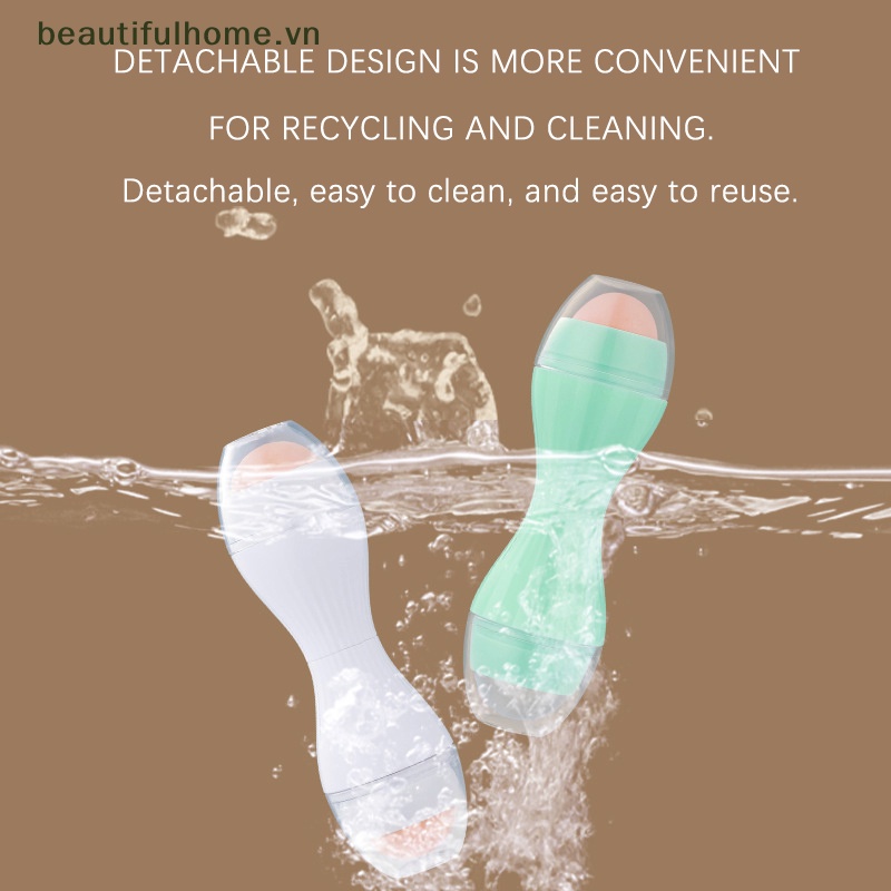 Cây Lăn Đá Núi Lửa Tự Nhiên Hai Mặt Thấm Hút Dầu