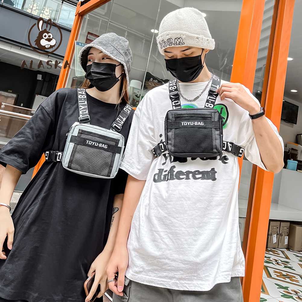 Túi Đeo Thắt Lưng Bằng Nylon Phong Cách Hip Hop Đường Phố Cho Nam Và Nữ FS [alaska.vn]