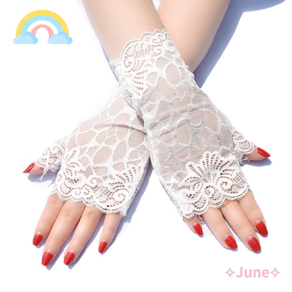 Găng Tay Lưới Ngắn Chống Nắng Dùng Để Nhảy Múa Dành Cho Nữ