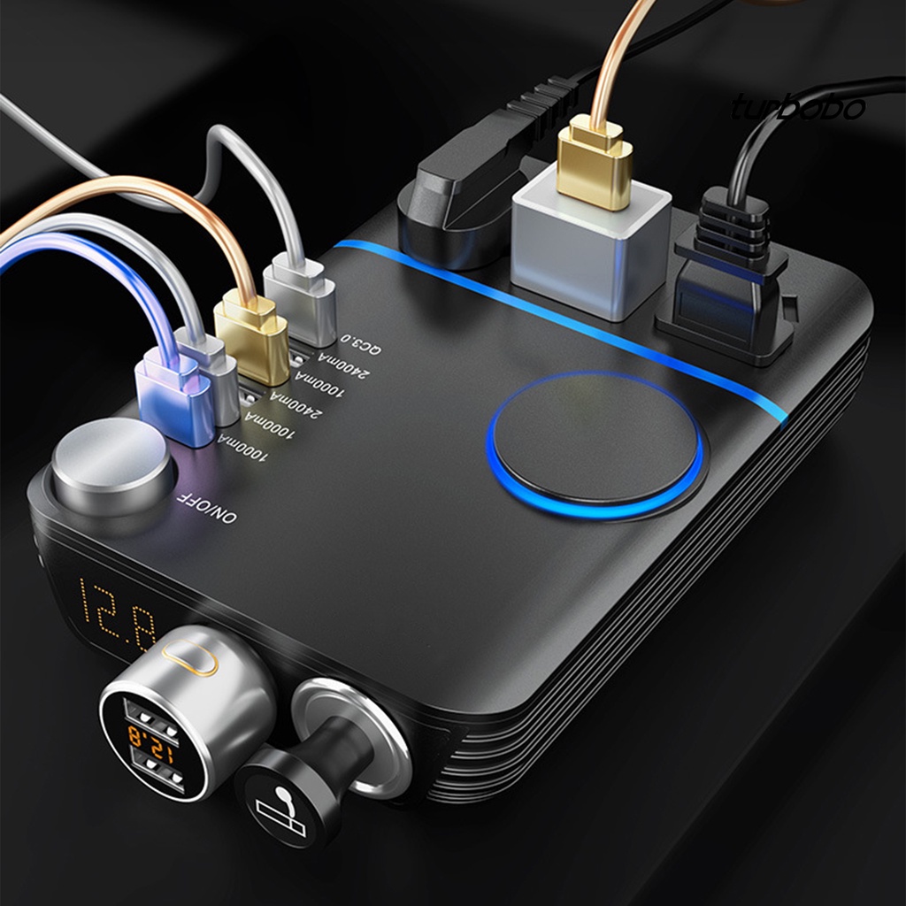 Bộ Chuyển Đổi Sạc USB Hai Đầu Ra Dễ Lắp Đặt Cho Xe Hơi