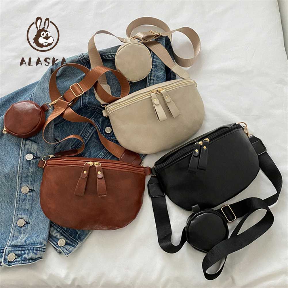 Túi Đeo Hông / Đeo Trước Ngực Kèm Ví Nhỏ Tùy Chỉnh Kích Thước Nhỏ Gọn Tiện Dụng Mang Theo Du Lịch [Alas