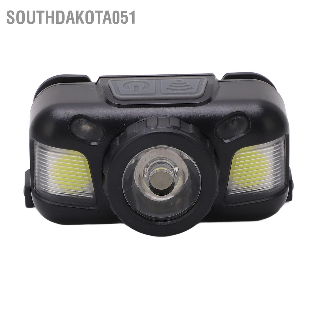 Southdakota051 Sạc Đèn Pha Siêu Sáng Cảm Biến Lấy Nét Cố Định Mini Cho Cắm Trại Đi Xe Đạp Chạy Câu Cá