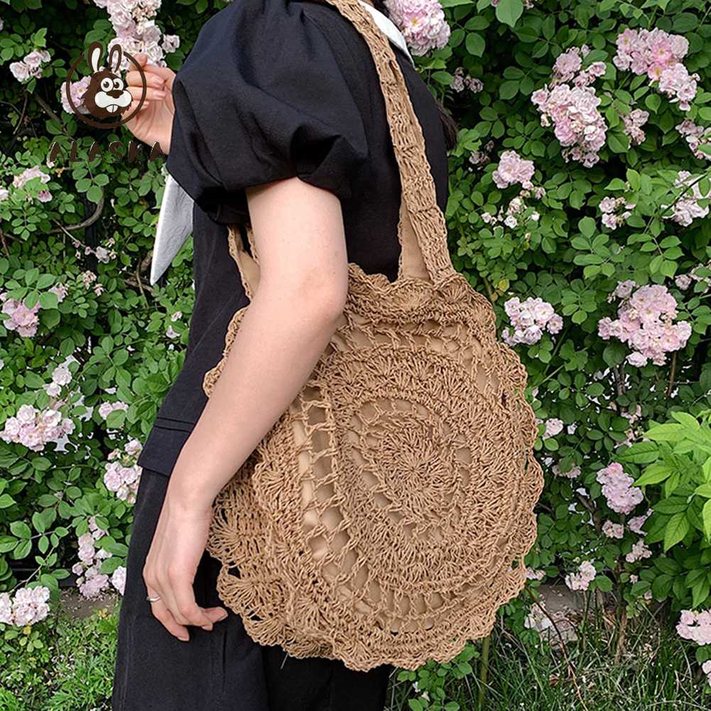 Túi Xách Tay Sợi Rơm Thời Trang Nữ Tính