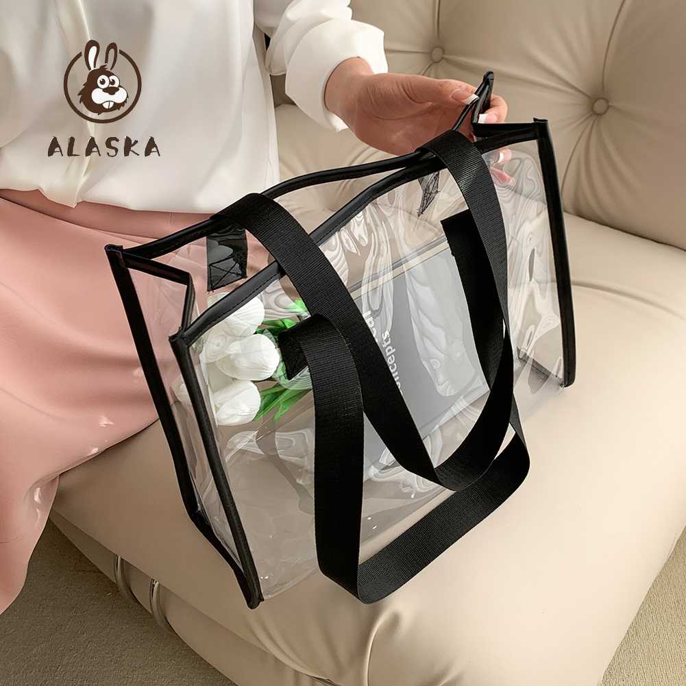 Túi Xách Trong Suốt Bằng Nhựa PVC Thời Trang Dành Cho Nữ