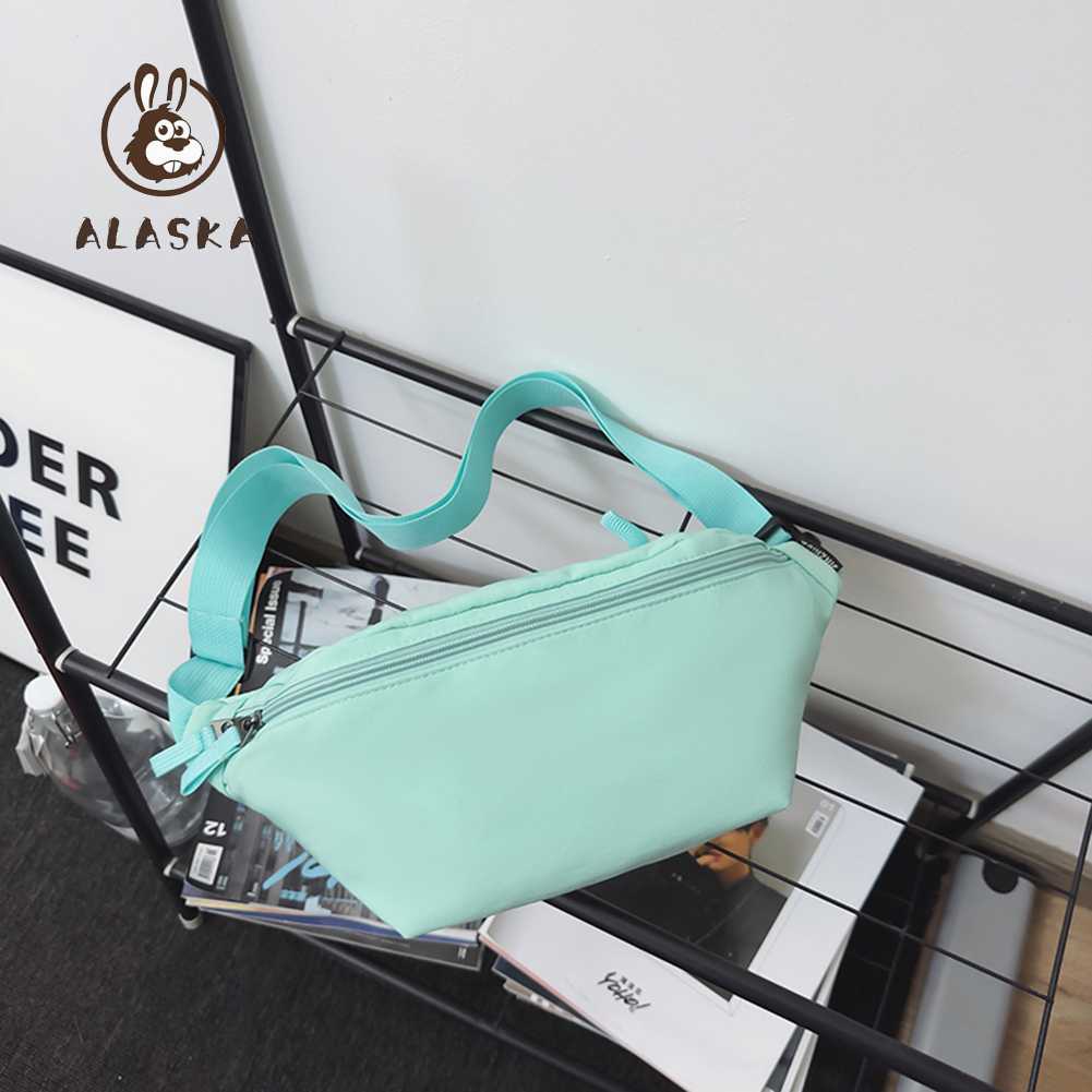 Túi Xách Nylon Màu Trơn Chống Thấm Nước Thời Trang Dành Cho Nữ