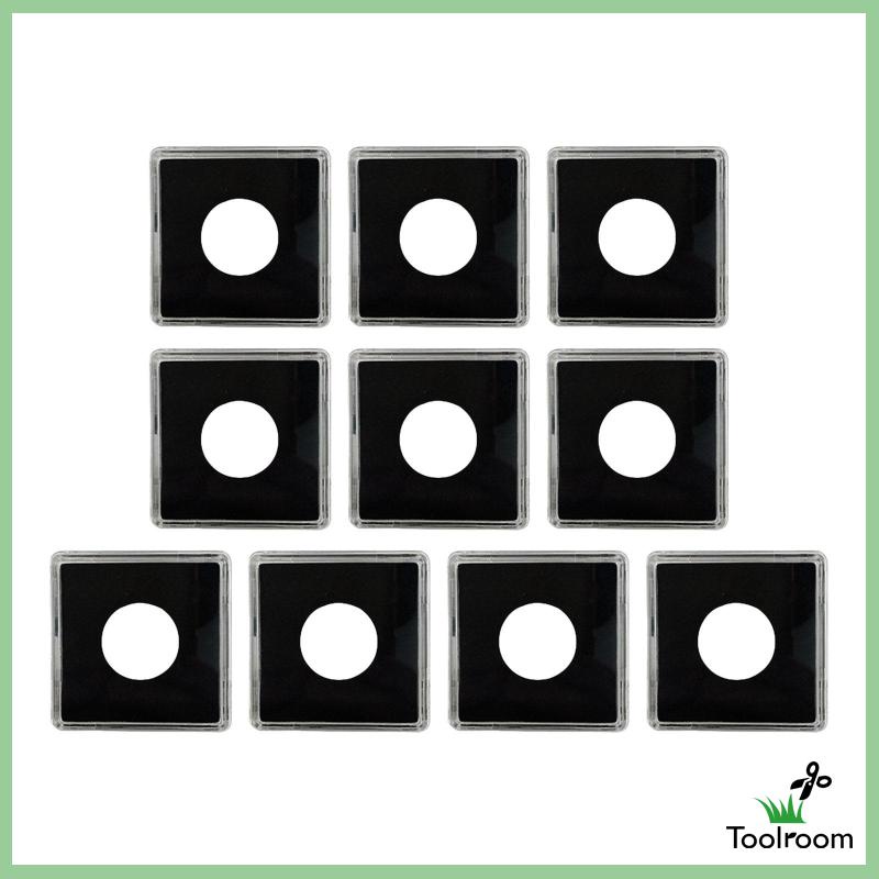 Set 10 Hộp Trong Suốt Trưng Bày Đồng Xu Sưu Tầm