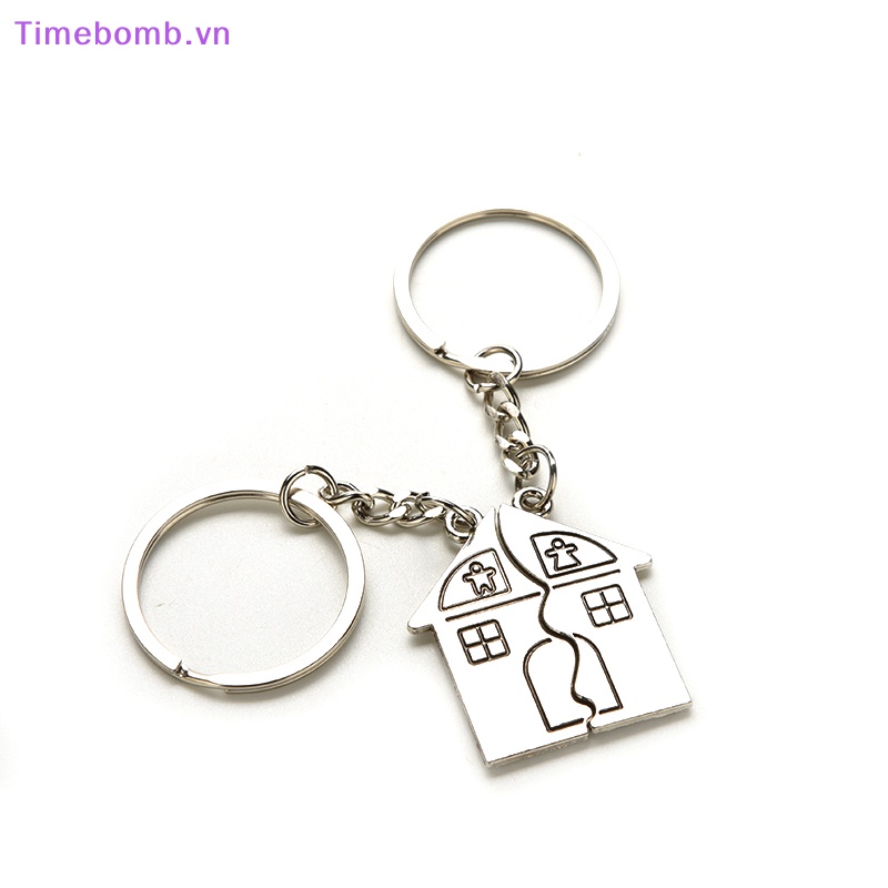 # Túi Đeo Chéo Thời Trang Hàn Cho Nữ # Set 2 Móc Khóa Hình Ngôi Nhà Đáng Yêu