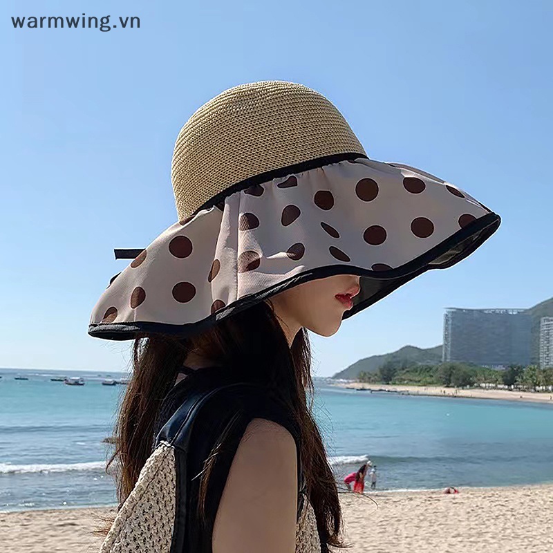 Nón Vành Rộng Chống Nắng Bằng Cao Su Màu Đen Thời Trang Mùa Hè Cho Nữ