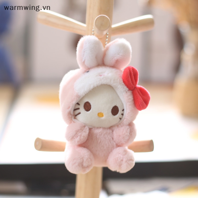 SANRIO Móc Khóa Thỏ Nhồi Bông Dễ Thương