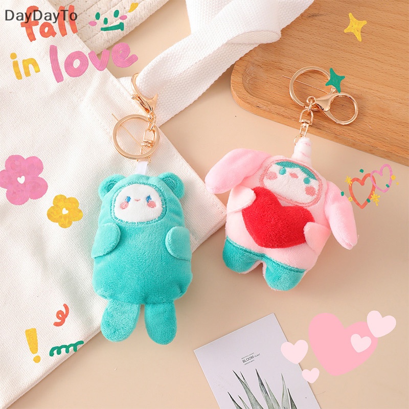 Móc Khóa Hình Búp Bê Nhồi Bông Dễ Thương