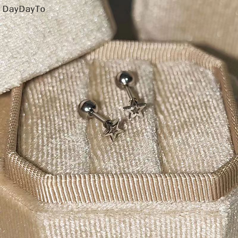 1 Đôi Khuyên Tai Dạng Xoắn Ốc Hình Ngôi Sao Thời Trang Cho Nữ