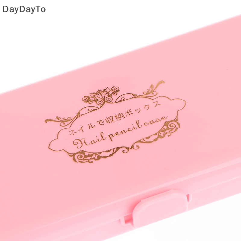 Hộp Nhựa Rỗng Hình Chữ Nhật Đựng Phụ Kiện Làm Móng Nghệ Thuật