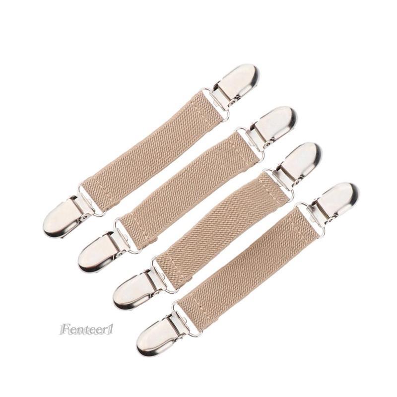 [Fenteer1] 4 Găng Tay Và Kẹp Găng Tay Đàn Hồi Màu Đen Cho Trẻ Em