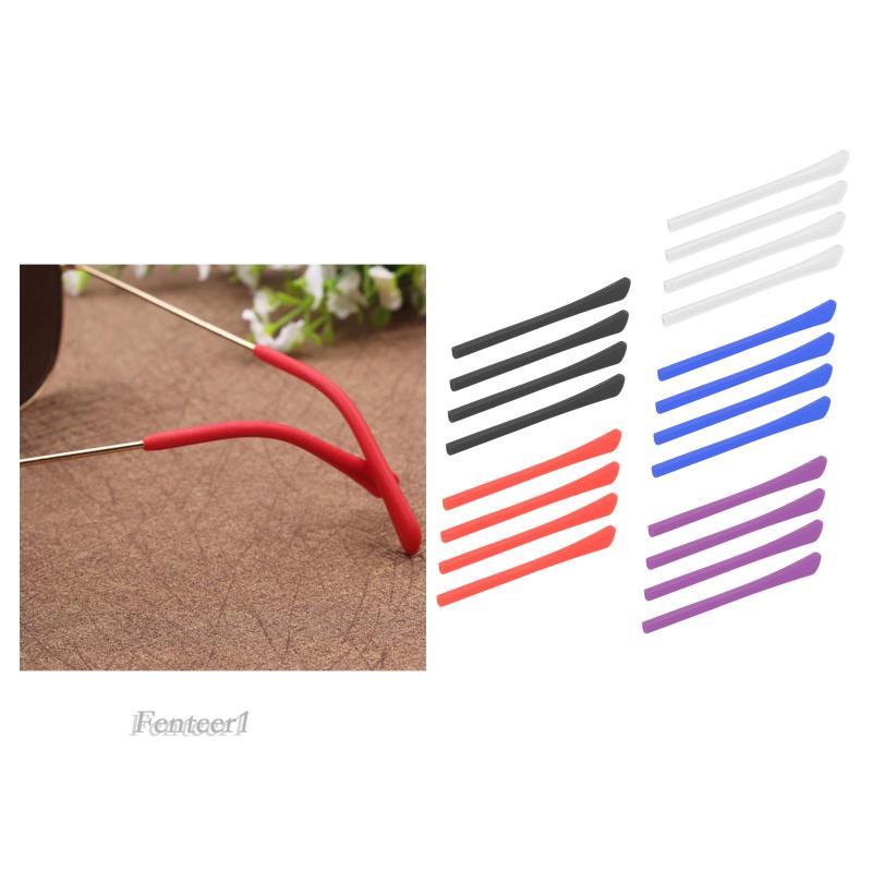 [Fenteer1] Set 4 Nút Tai Bằng Silicon Mềm Dễ Lắp Đặt Cho Mắt Kính