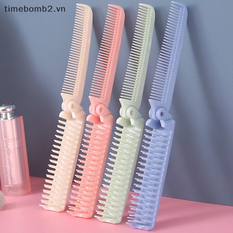 Lược Chải Tóc Massage Da Đầu Có Thể Gấp Gọn Tiện Lợi