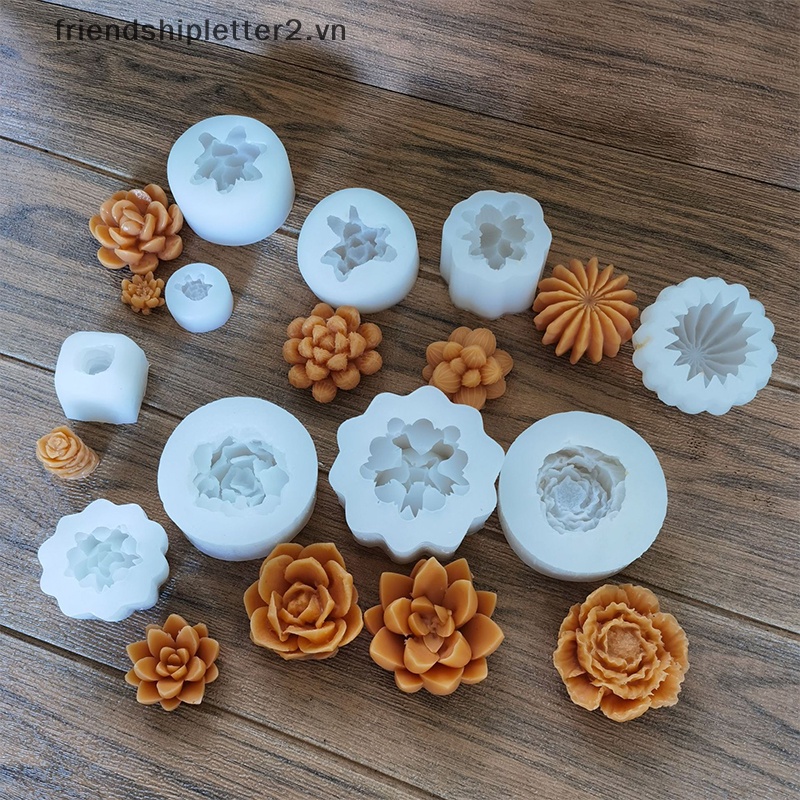 Khuôn Silicone Làm Chậu Hoa DIY Tiện Dụng