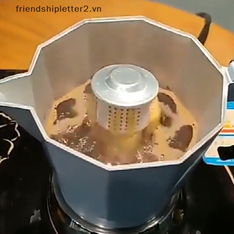 Bình Pha Cà Phê Moka Có Van Nhôm Chống Văng