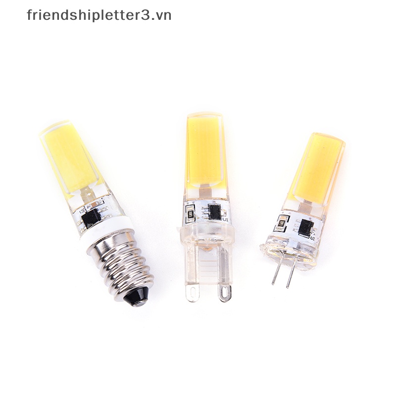 Bóng Đèn LED Silicone Mini G4 G9 E14 COB SMD 9W 220V