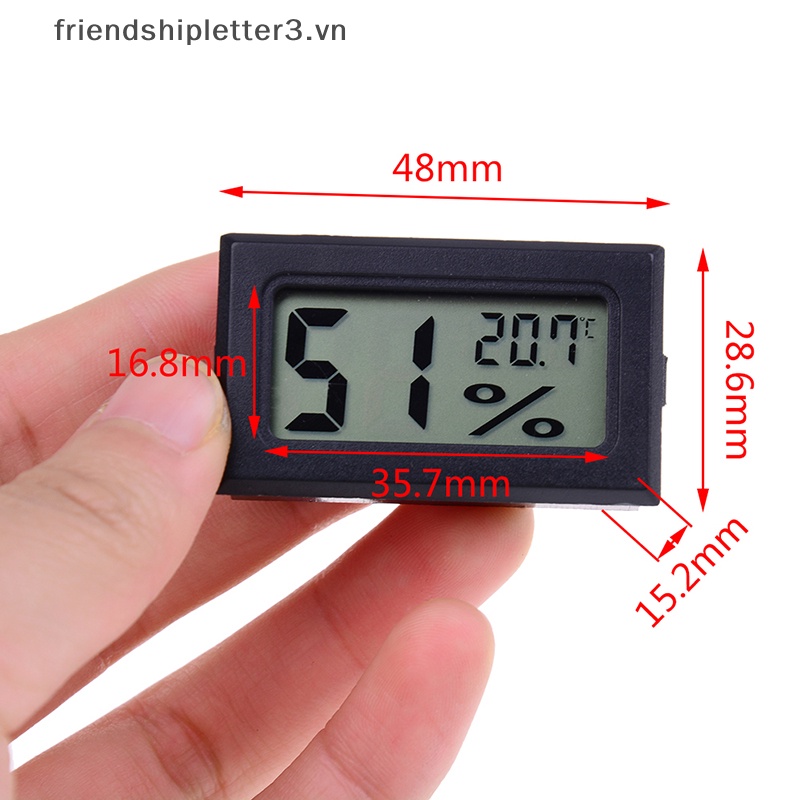 / / Mới / / Nhiệt Kế Đo Độ Ẩm Màn Hình lcd Kỹ Thuật Số Cỡ Nhỏ