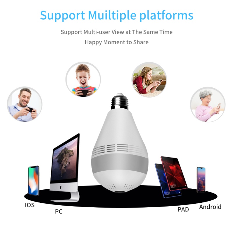 Súng Camera Giám Sát Toàn Cảnh V380 1080P HD Cho Điện Thoại