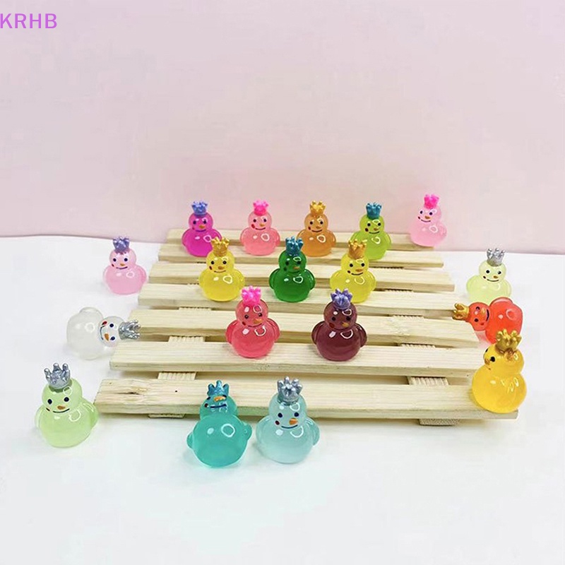 Mô Hình Vua Tuyết Dạ Quang Trong Suốt Nhiều Màu Trang Trí Tiểu Cảnh Mới