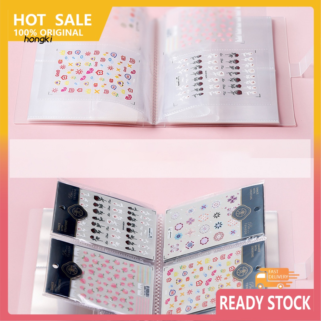 Cuốn Album Sưu Tầm 144 Ngăn Trong Suốt Chuyên Dụng Cho Salon Làm Móng