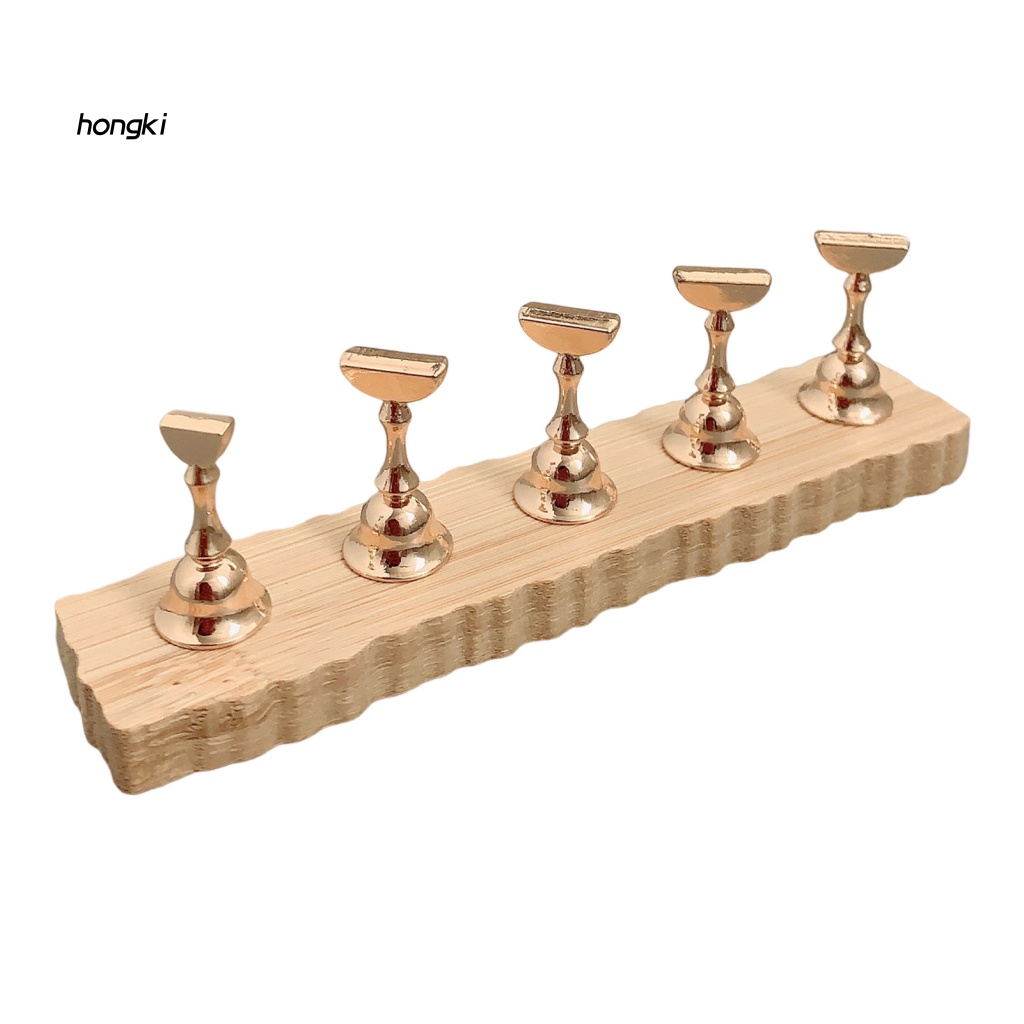 1 Bộ Giá Đỡ Móng Tay Giả Bằng Hợp Kim Từ Tính Mạnh Mẽ Phong Cách Tối Giản