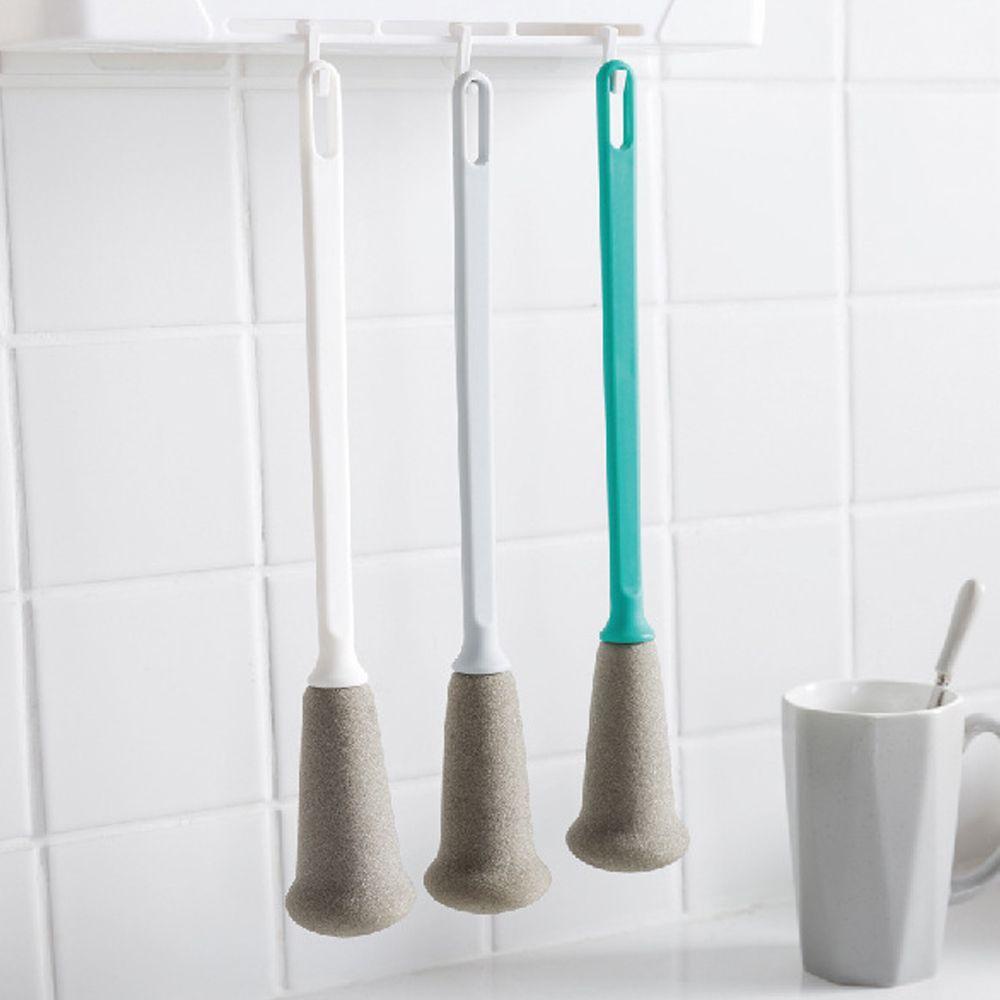 SHOUHOU Bàn Chải Bọt Biển Cốc Làm Sạch Dụng Cụ Rửa Bình Sữa Trẻ Em Chà Rửa Tay Cầm Dài Khử Nhiễm Nhà Bếp Tay Cầm Dài Có Thể Tái Sử Dụng Đa Chức Năng Mềm Mại