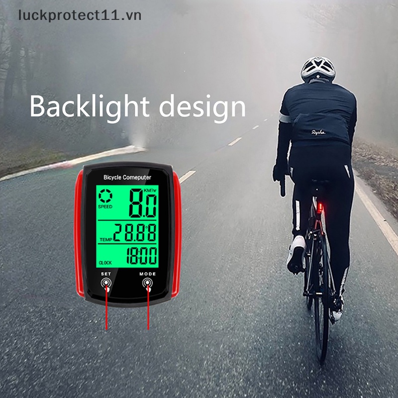 # Dây Cáp 3C &amp; NEW 3C # Đồng Hồ Đo Tốc Độ Xe Đạp Có Dây Chống Nước Với Màn Hình LCD