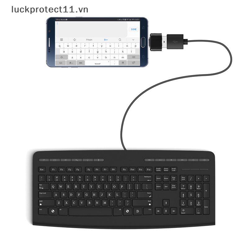 # Dây Cáp 3C & NEW 3C # Set 2 Đầu Chuyển Đổi USB Type C Sang USB 2.0 OTG Cho Điện Thoại
