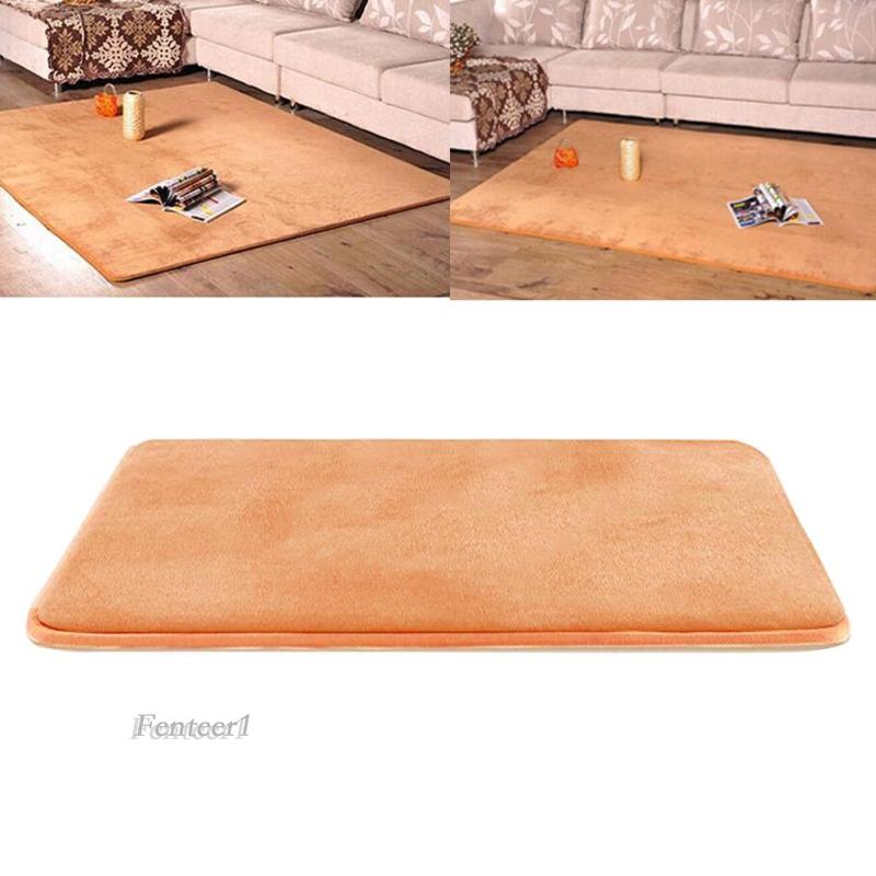 [Fenteer1] Thảm Chùi Chân Chống Trượt Màu Xanh Dương 40x60cm